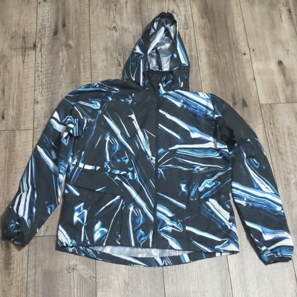 Nike Reflective Running hoodie windbreaker fully zip closure